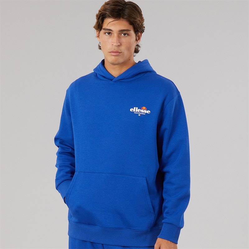 Mens Recke Relaxed Fit OTH Hoodie Cobalt - Image 2