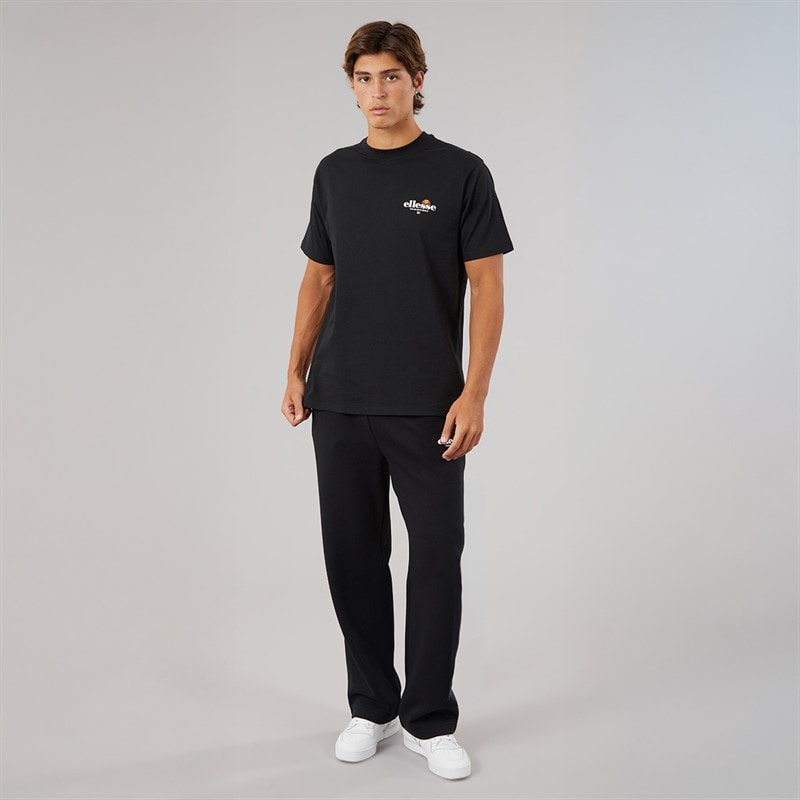 Mens Lyon Relaxed Fit Back Logo T-Shirt Black - Image 3