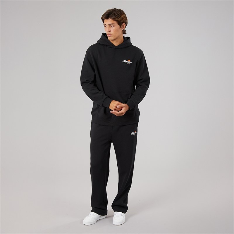 Mens Recke Relaxed Fit OTH Hoodie Black - Image 4