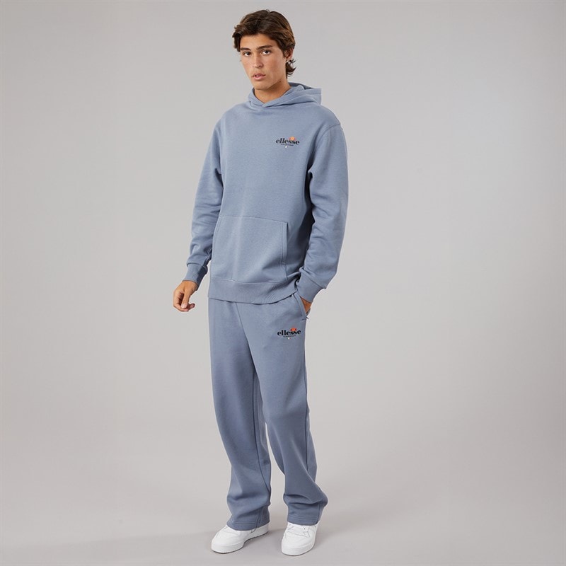 Mens Rulle Relaxed Fit Straight Leg Joggers Grey Blue - Image 3
