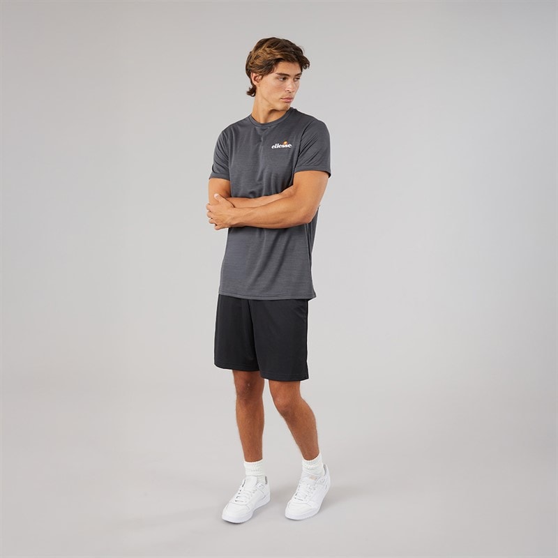 Mens Elpidio 2 Running Top Dark Grey - Image 4