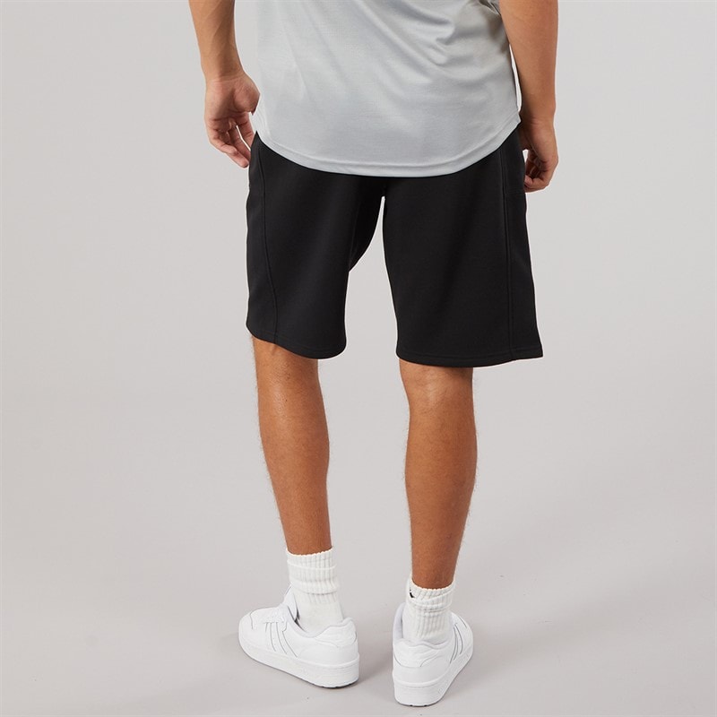 Mens Espel Relaxed Fit Shorts Black - Image 2