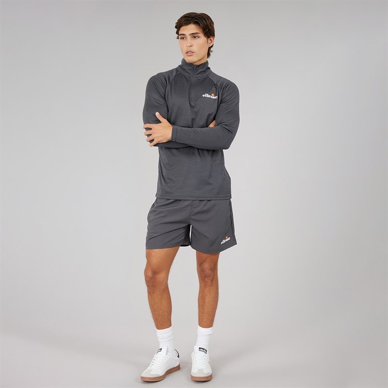 Mens Beveth 7 Inch Running Shorts Dark Grey - Image 4