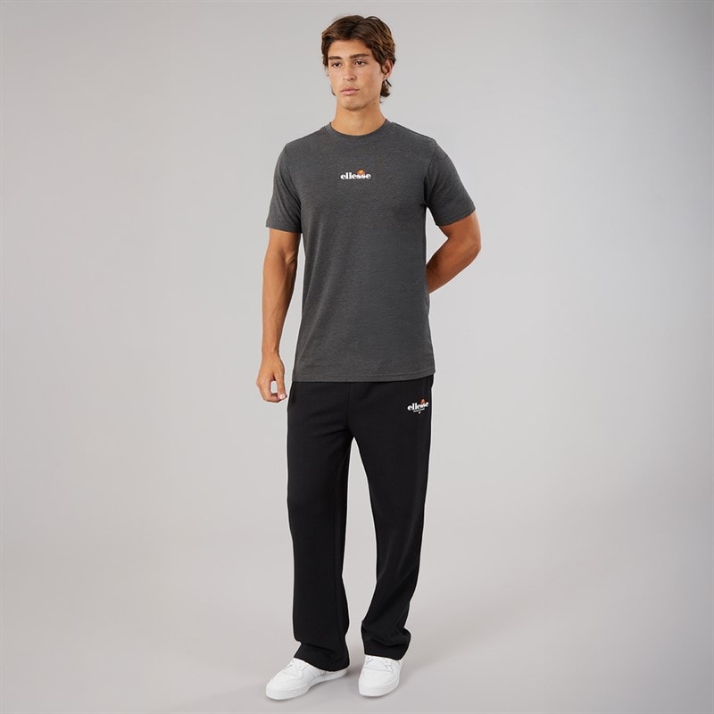 Mens Ollio 2 Central Logo T-Shirt Dark Grey Marl - Image 4