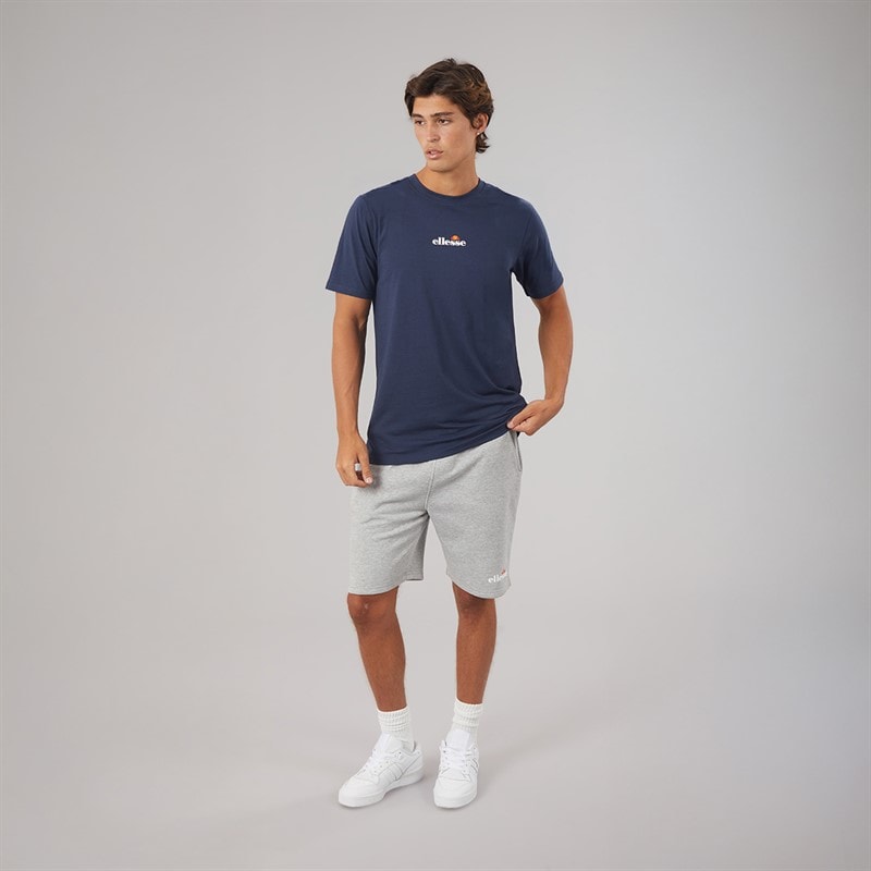 Mens Ollio 2 Central Logo T-Shirt Navy - Image 4