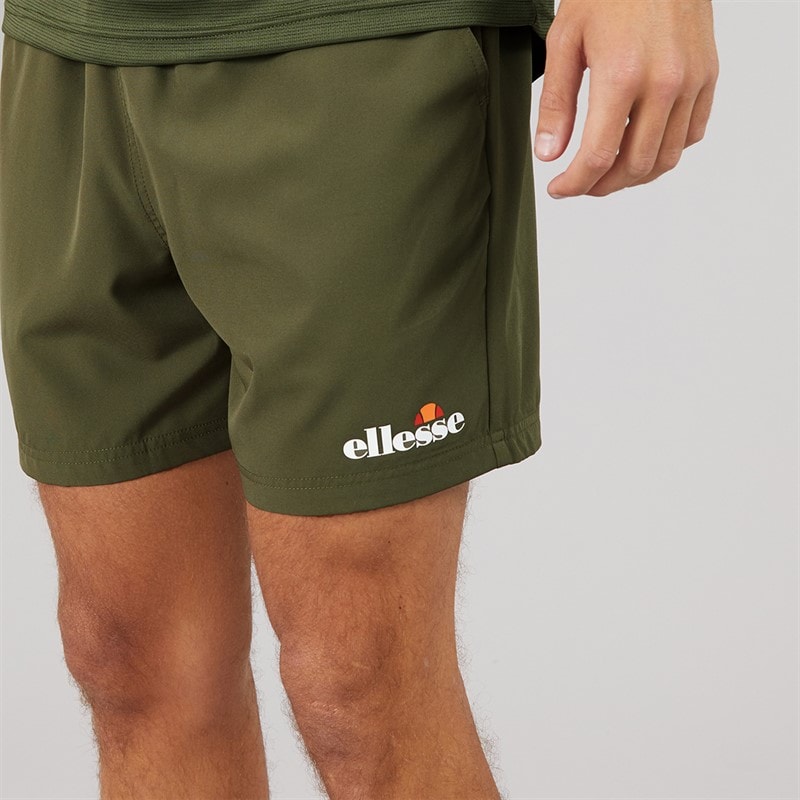 Mens Beveth 7 Inch Running Shorts Khaki - Image 3