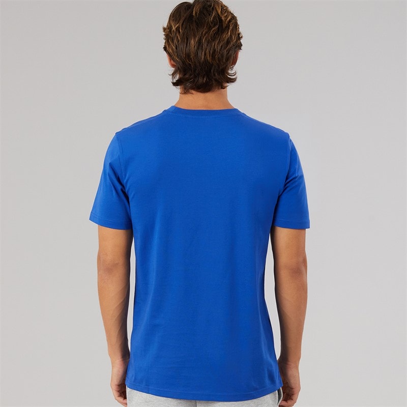 Mens Prado 2 Large Logo T-Shirt Cobalt - Image 2