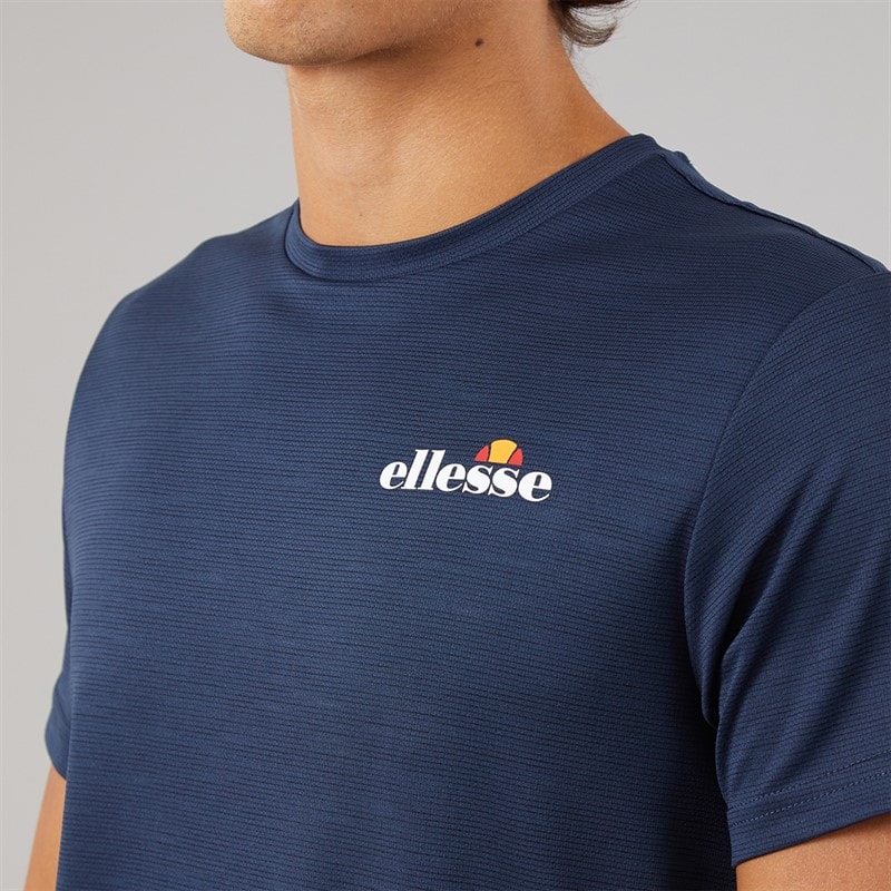 Mens Elpidio 2 Running Top Navy - Image 3