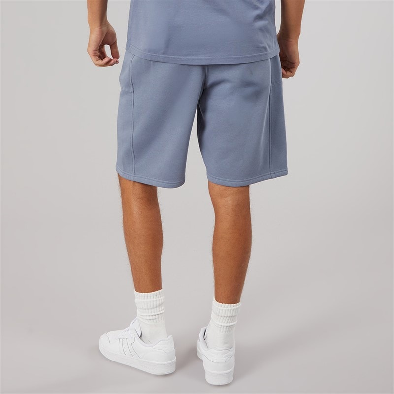 Mens Espel Relaxed Fit Shorts Grey Blue - Image 2