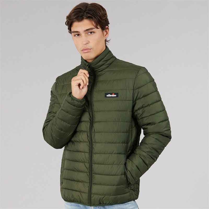 Mens Omak Padded Jacket Khaki - Image 3