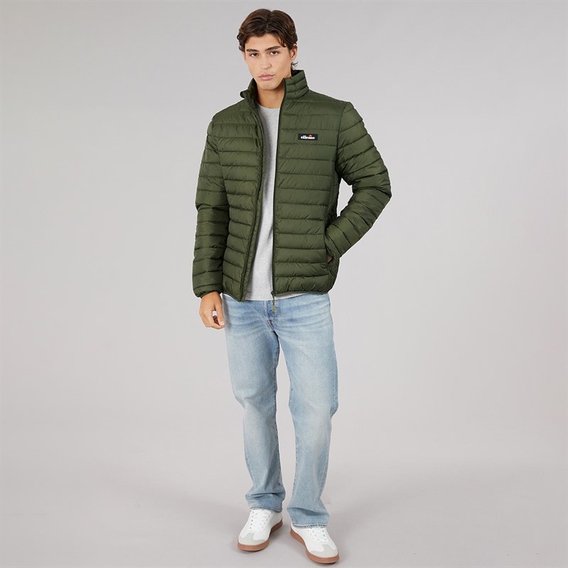 Mens Omak Padded Jacket Khaki - Image 4