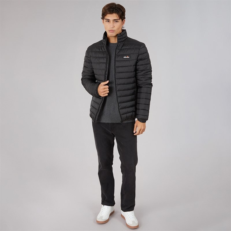 Mens Omak Padded Jacket Black - Image 4