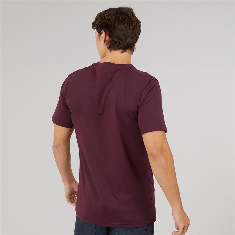 Mens Ollio 2 T-Shirt Dark Purple - Image 2