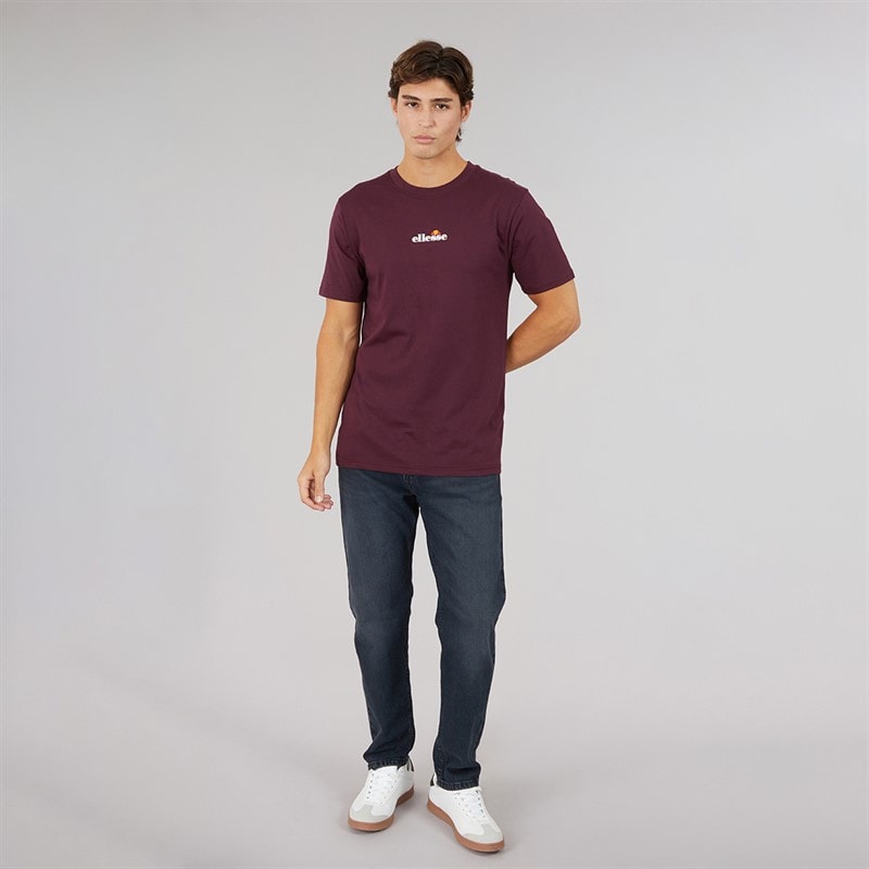 Mens Ollio 2 T-Shirt Dark Purple - Image 4