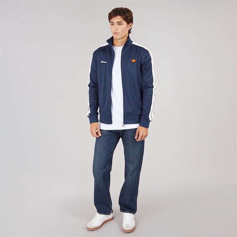 Mens Giando Full Zip Track Jacket Navy - Image 4