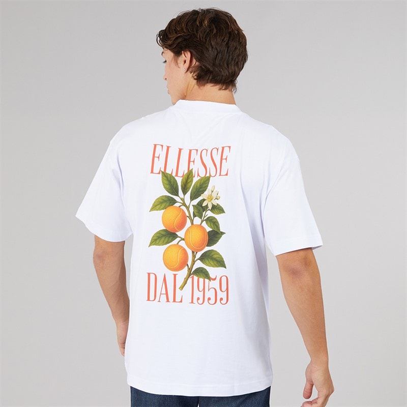 Mens 1959 Back Graphic T-Shirt White - Image 3