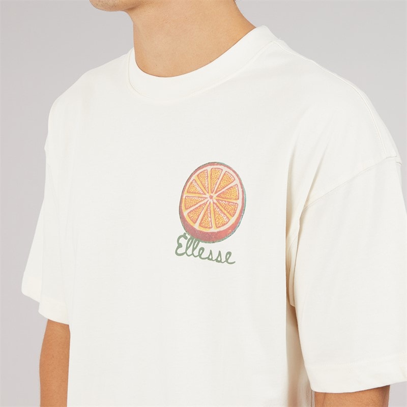 Mens The Citrus Back Graphic T-Shirt Off White - Image 5