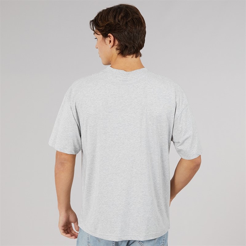 Mens Suisio T-Shirt Light Grey Marl - Image 2