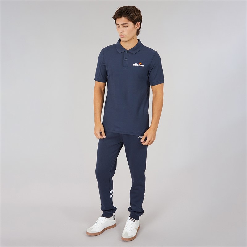 Mens Loch Polo Shirt Navy - Image 3