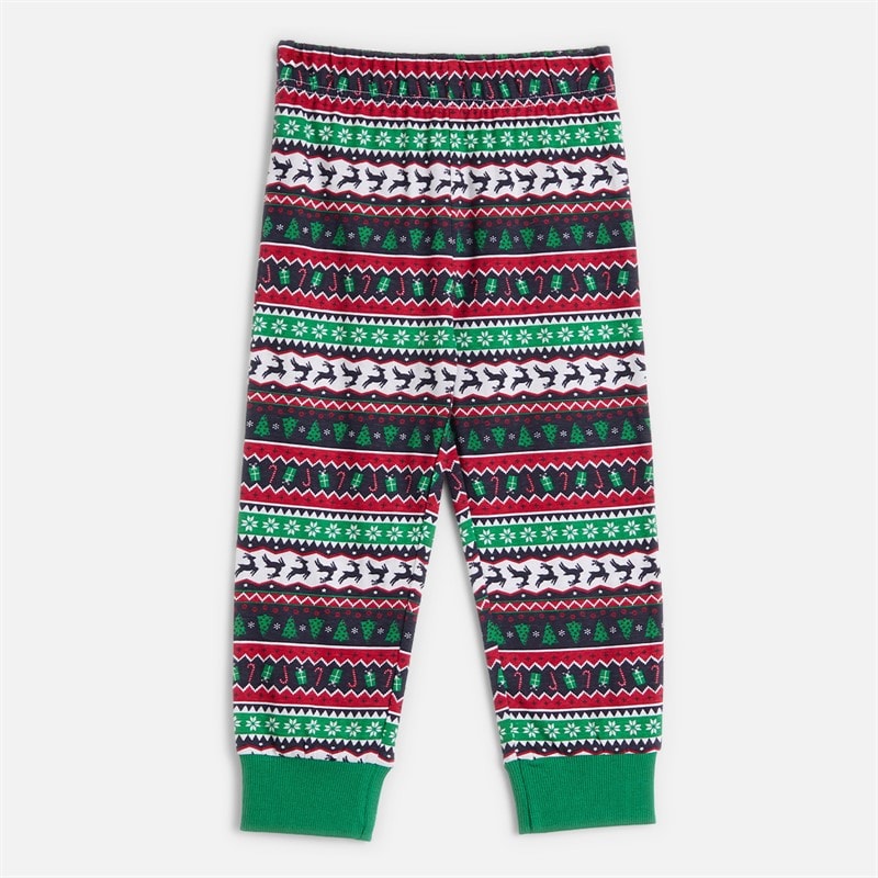 Kids Christmas Family Pyjama Set Multi - Image 3