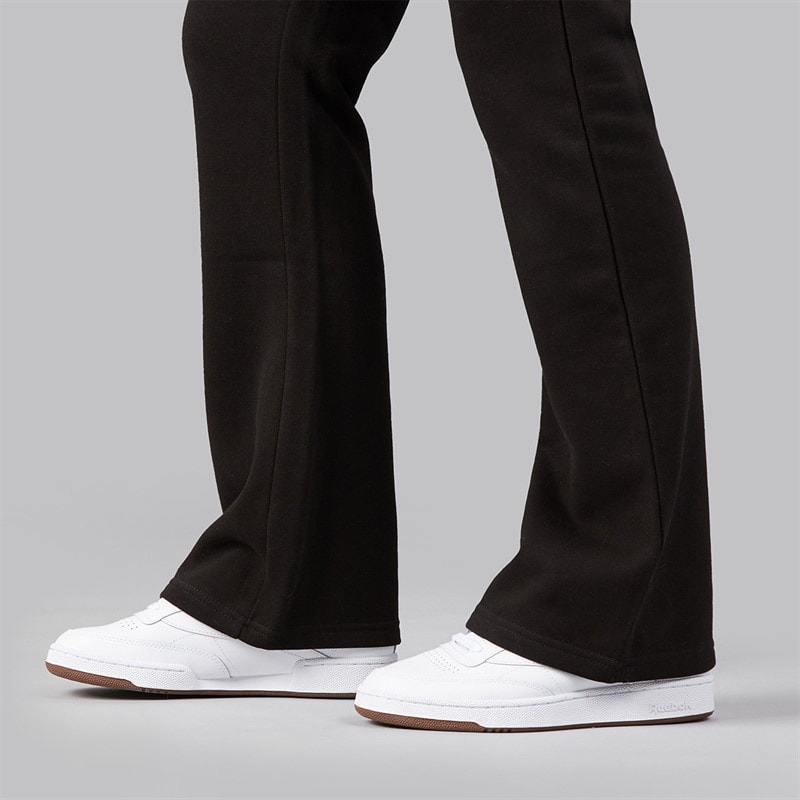 Womens Kick Flare Joggers Black - Image 3