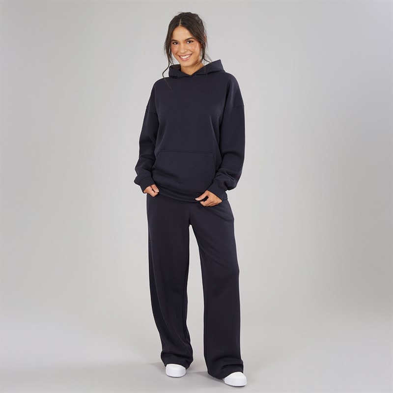 Womens Open Hem Joggers Navy - Image 3