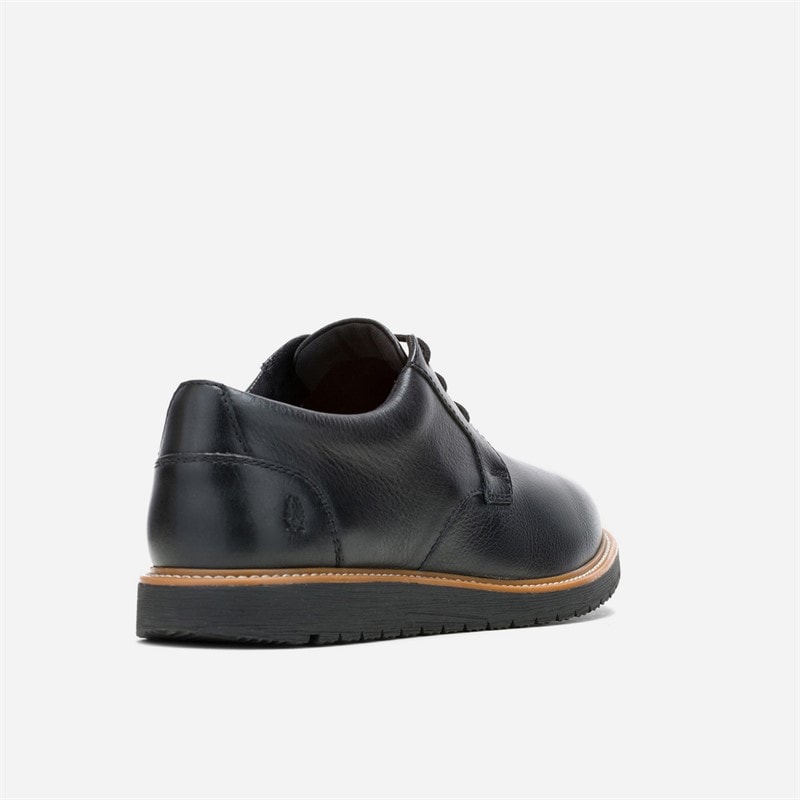 Mens Jenson Oxford Shoes Bold Black Leather - Image 3