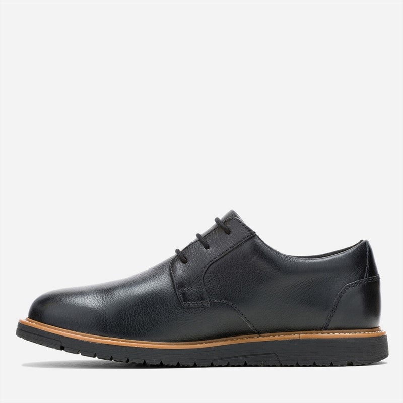 Mens Jenson Oxford Shoes Bold Black Leather - Image 5