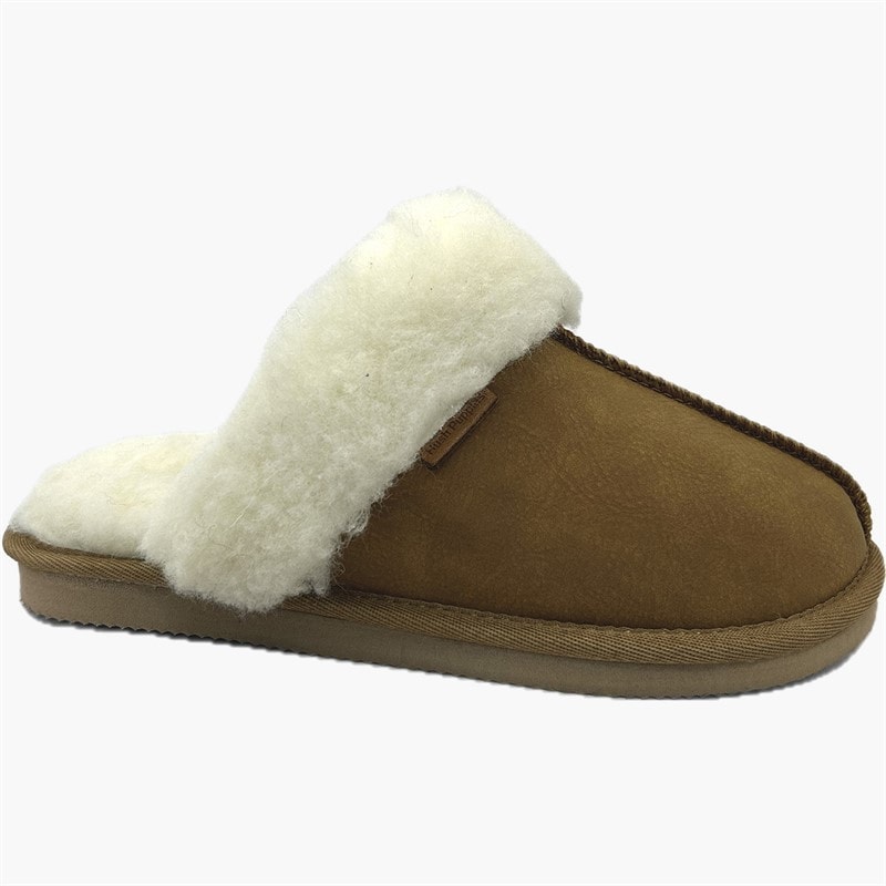 Womens Masella Slippers Chestnut - Image 1