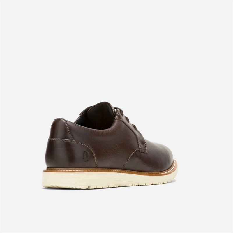 Mens Jenson Oxford Shoes Dark Brown Leather - Image 3