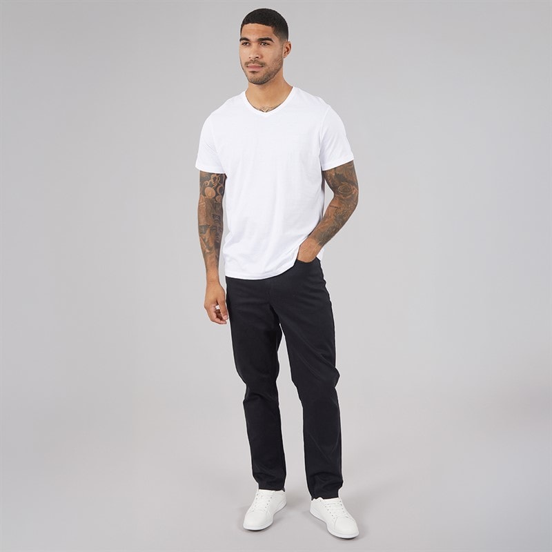 Mens Comfort Two Pack T-Shirts White - Image 4