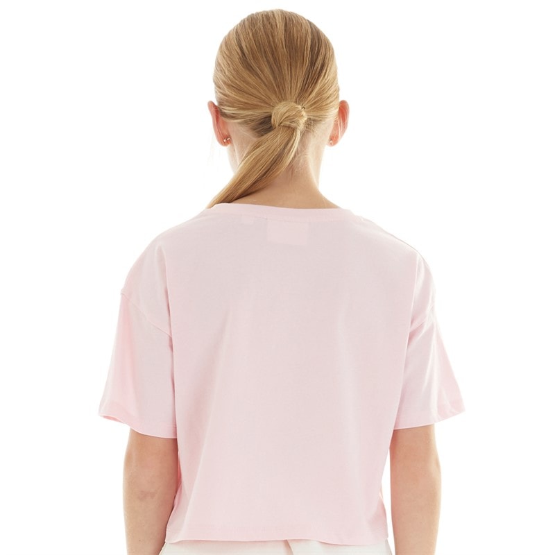 Girls Tonal Boxy T-Shirt Almond Blossom - Image 2