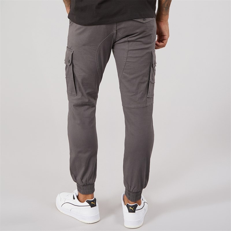 Mens Paul Warner AKM 111 Cargo Pants Asphalt - Image 2