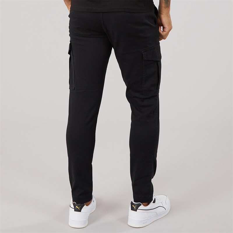 Mens Marco Dean Cargo Pants Black - Image 2