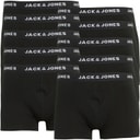 Mens Solid Ten Pack Boxer Trunks Black