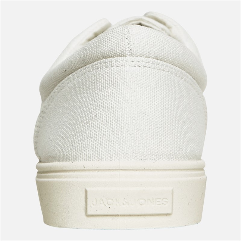 Mens Richmond Lace Up Trainers Bright White - Image 3