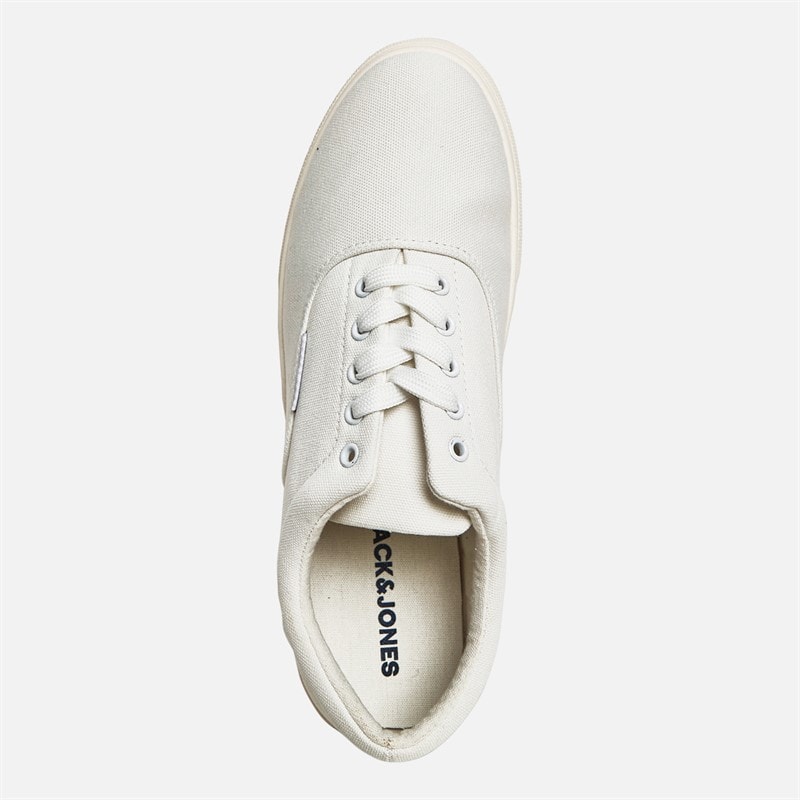 Mens Richmond Lace Up Trainers Bright White - Image 4