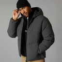 Mens Brady Hooded Puffer Asphalt