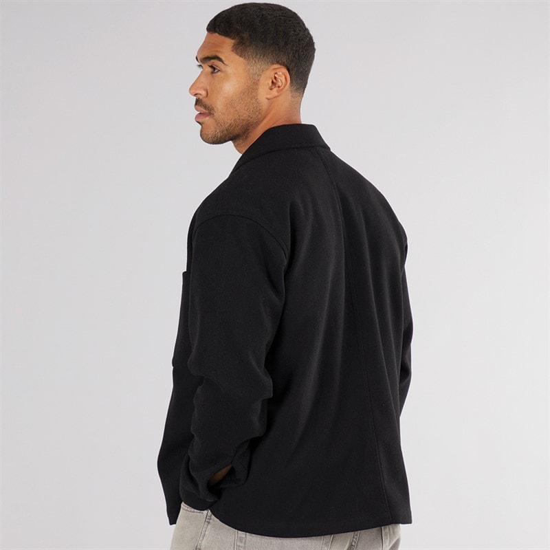 Mens Baxter Overshirt Black - Image 2