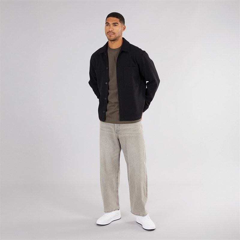Mens Baxter Overshirt Black - Image 3