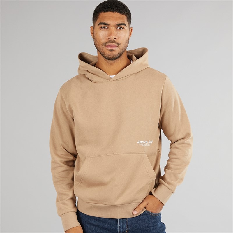 Mens Vesterbro Side Hoodie Silver Mink - Image 1