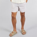 Mens Jaiden Linen Blend Shorts Crockery