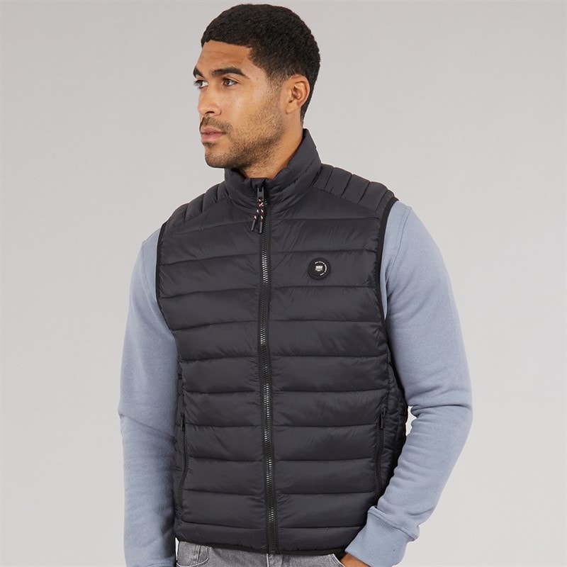 Mens Bradley Gilet Black - Image 3