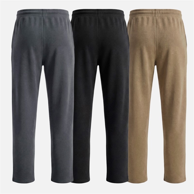 Mens Cover Three Pack Open Hem Joggers Black/Asphalt/Falcon - Image 2