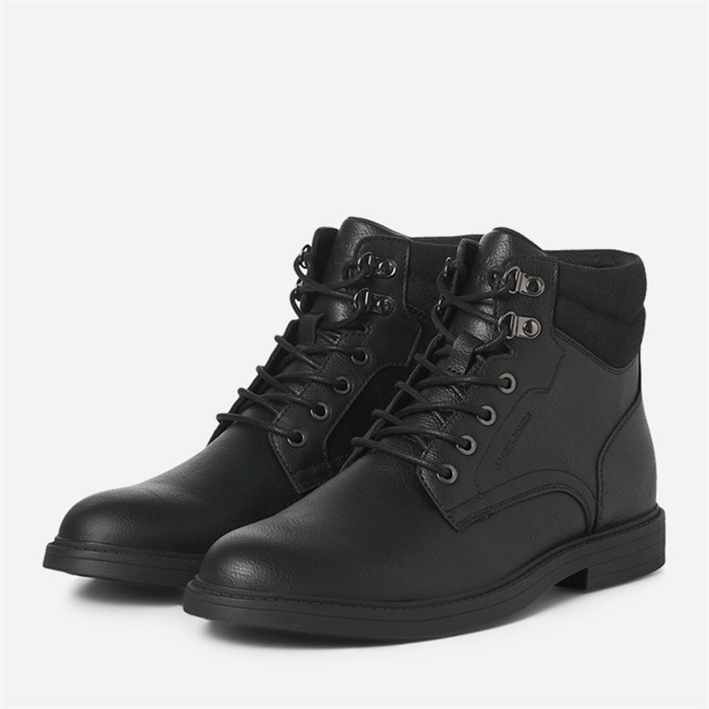 Mens Ballentin PU Boots Anthracite - Image 2