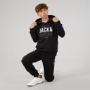 Boys Mickey Sweatshirt And Joggers Tracksuit Black