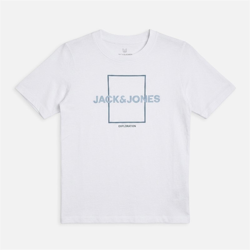Boys Stone Three Pack T-Shirts White/Navy Blazer/Black - Image 2