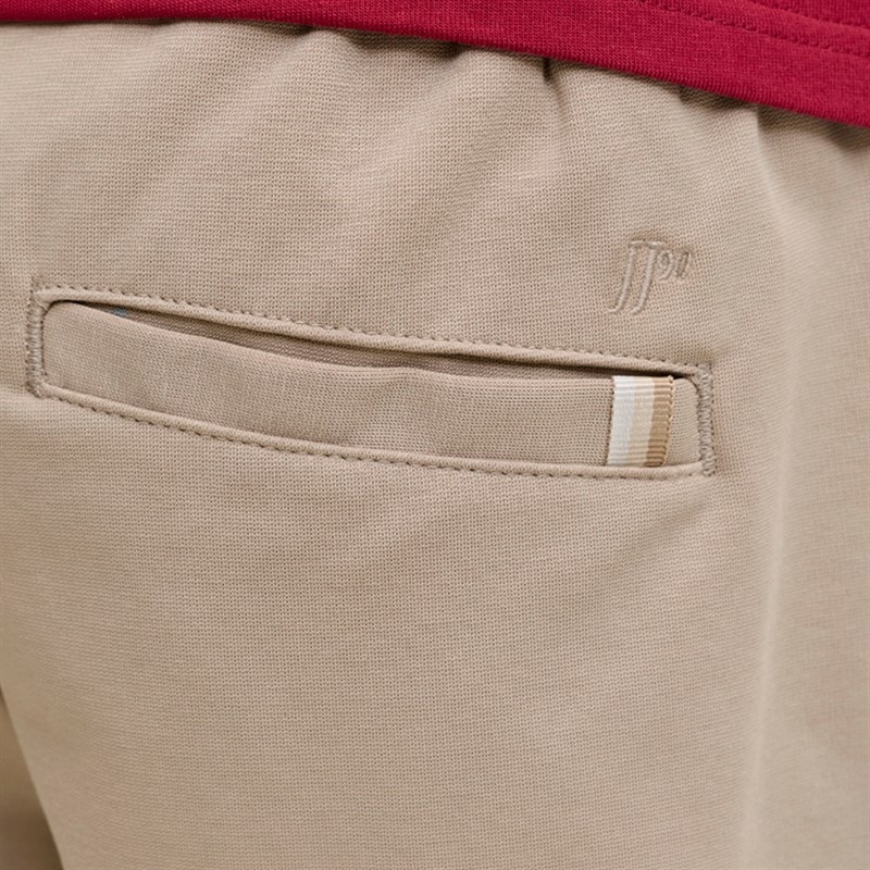 Mens Stace Neo Jogger Shorts Beige - Image 3