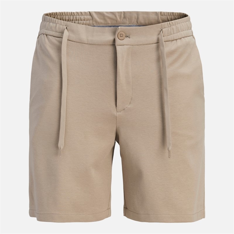 Mens Stace Neo Jogger Shorts Beige - Image 5
