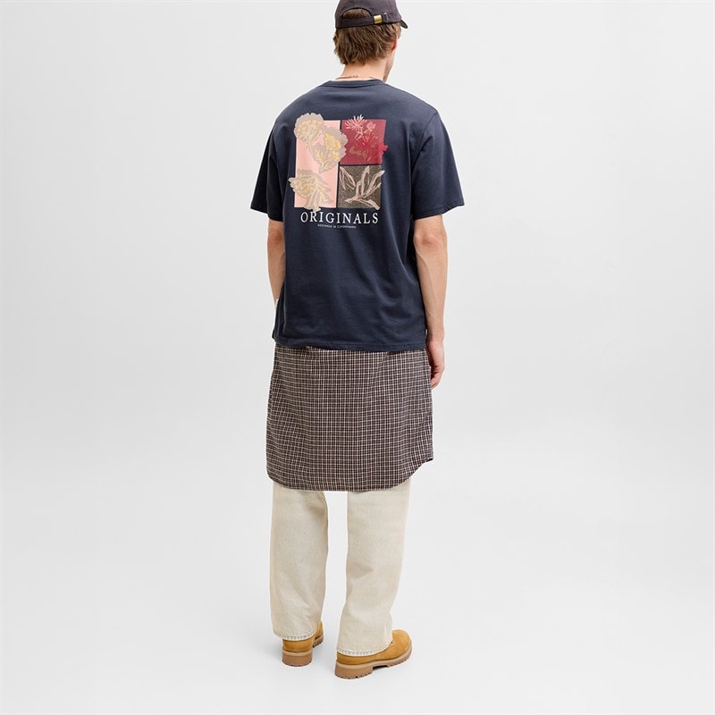 Mens Montauk AOP Back T-Shirt Odyssey Gray - Image 4